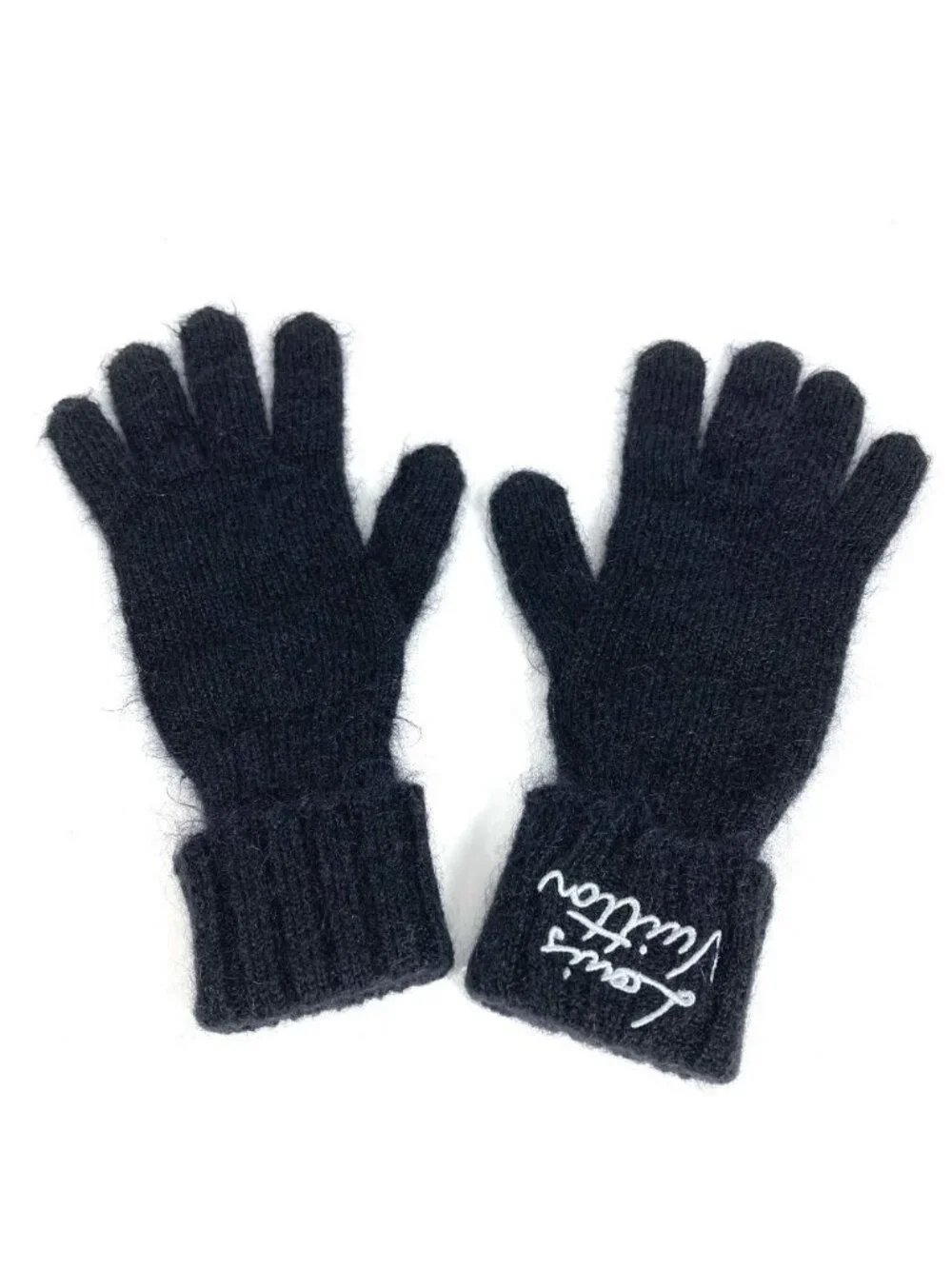 Louis Vuitton Gloves LV Script Black
